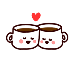 Coffee cup sticker #463976