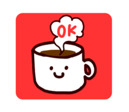 Coffee cup sticker #463977