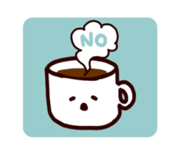 Coffee cup sticker #463978