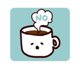 Coffee cup sticker #463978