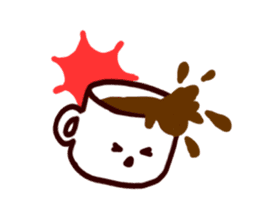 Coffee cup sticker #463979