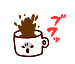 Coffee cup sticker #463981
