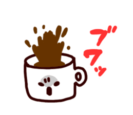 Coffee cup sticker #463981
