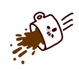 Coffee cup sticker #463982