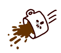 Coffee cup sticker #463982