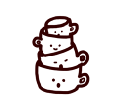 Coffee cup sticker #463990