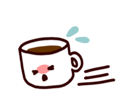 Coffee cup sticker #463994