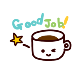 Coffee cup sticker #464004