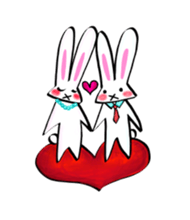 Rabbit Stickers!! sticker #464238