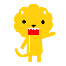 Lion bite sticker #464335