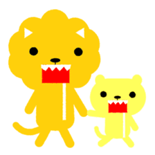 Lion bite sticker #464338