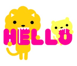 Lion bite sticker #464369