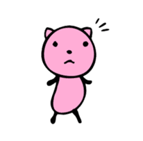 Happy Pink Cat sticker #464923