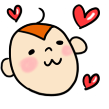 a sweeping baby monkey ruru sticker #465941