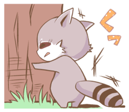LOVE!Raccoons&Rabbit sticker #466042