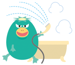 Egg village sticker #466444