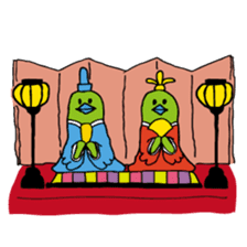 Little green bird (event ver.) sticker #466827