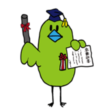 Little green bird (event ver.) sticker #466829