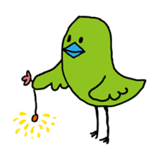Little green bird (event ver.) sticker #466841
