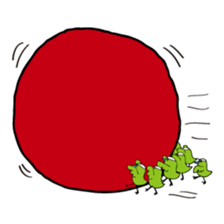 Little green bird (event ver.) sticker #466845