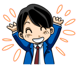 A salaried worker's everyday life sticker #467091