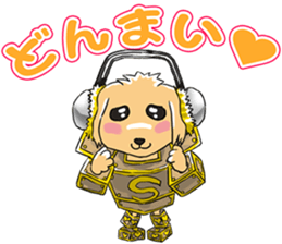 Two dogs a good friend!!mononofu!! sticker #467194