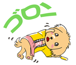 Two dogs a good friend!!mononofu!! sticker #467199