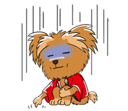 Two dogs a good friend!!mononofu!! sticker #467210