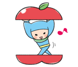 Ninja kun sticker #467479