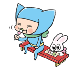 Ninja kun sticker #467488