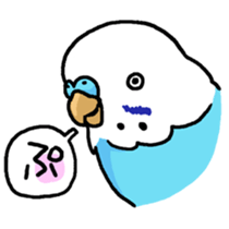 budgerigar and cockatiel sticker #467555