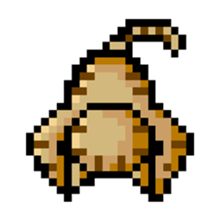 Pixel Cat sticker #467576