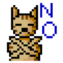 Pixel Cat sticker #467578