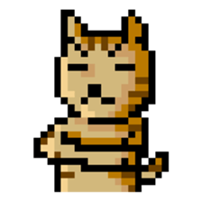 Pixel Cat sticker #467580