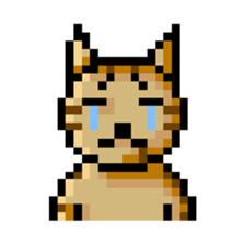 Pixel Cat sticker #467581