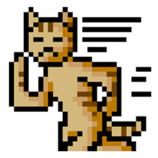 Pixel Cat sticker #467585