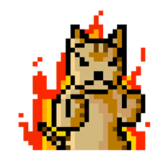 Pixel Cat sticker #467594