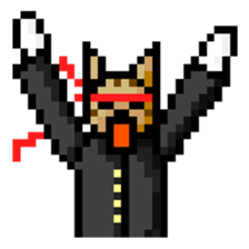 Pixel Cat sticker #467601