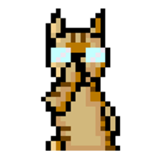 Pixel Cat sticker #467602