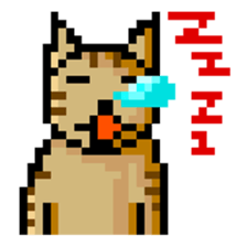 Pixel Cat sticker #467608