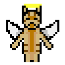 Pixel Cat sticker #467609