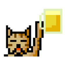 Pixel Cat sticker #467612