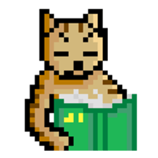 Pixel Cat sticker #467614