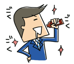 Certain salaried worker "Man" sticker #467630