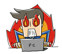 Certain salaried worker "Man" sticker #467639