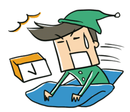 Certain salaried worker "Man" sticker #467647