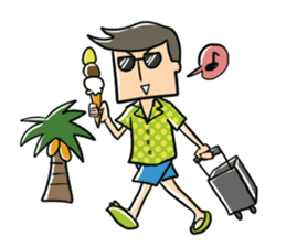 Certain salaried worker "Man" sticker #467649