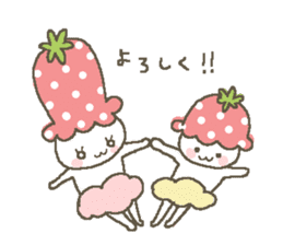 strawberry babies sticker #468086