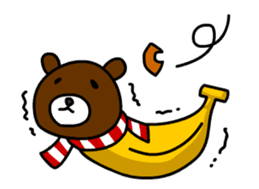 Banana Bear sticker #468581