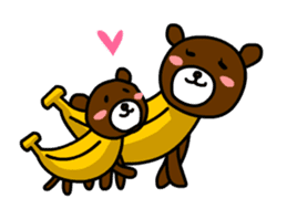 Banana Bear sticker #468595